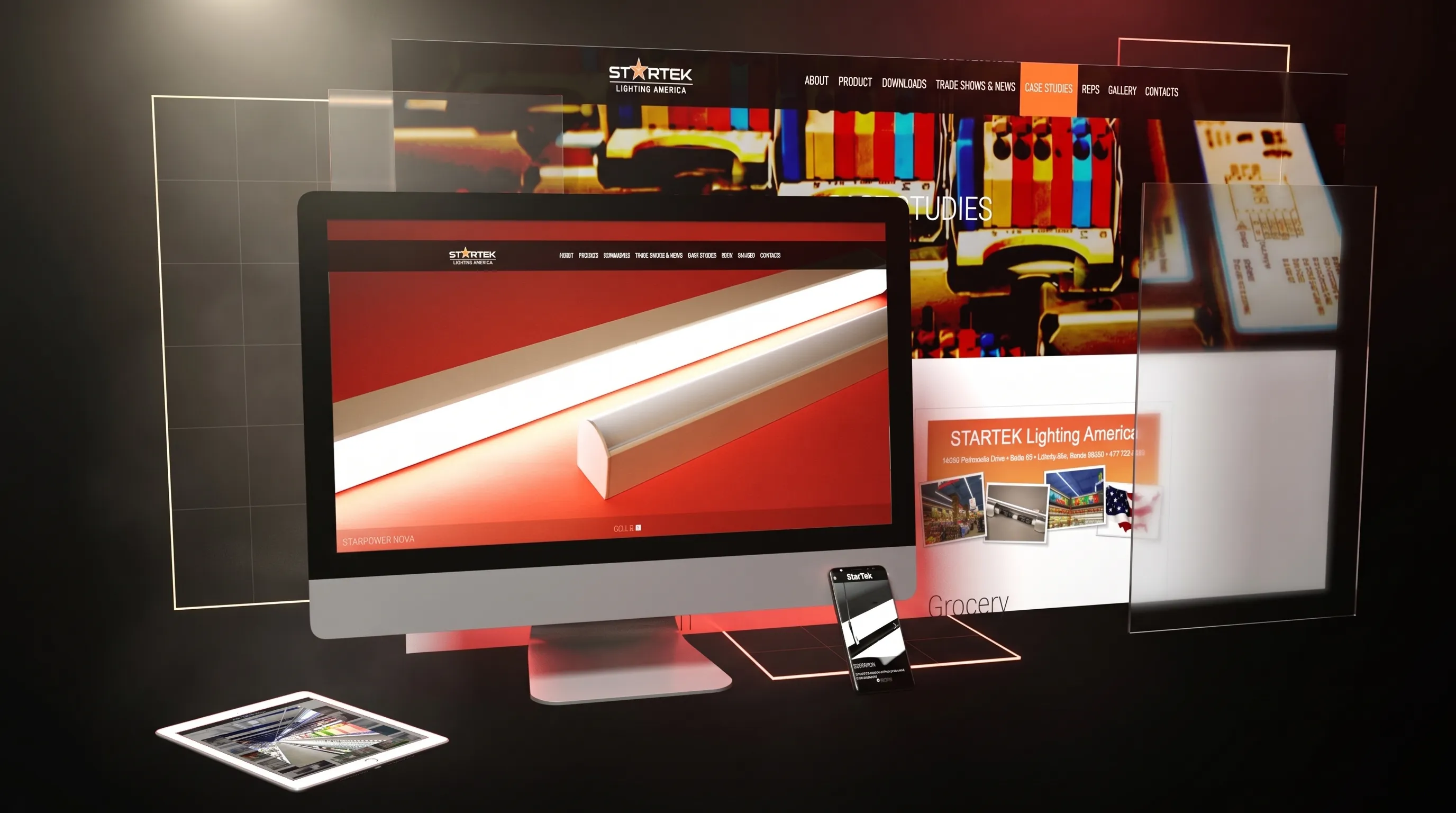 Startek Lighting America product visualization preview